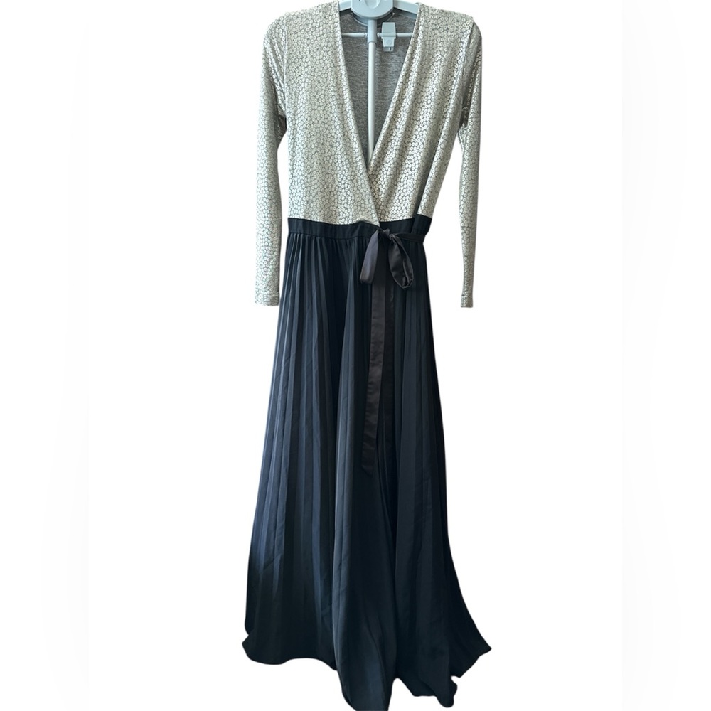 LuLaRoe Gray Long Sleeve Wrap Gown